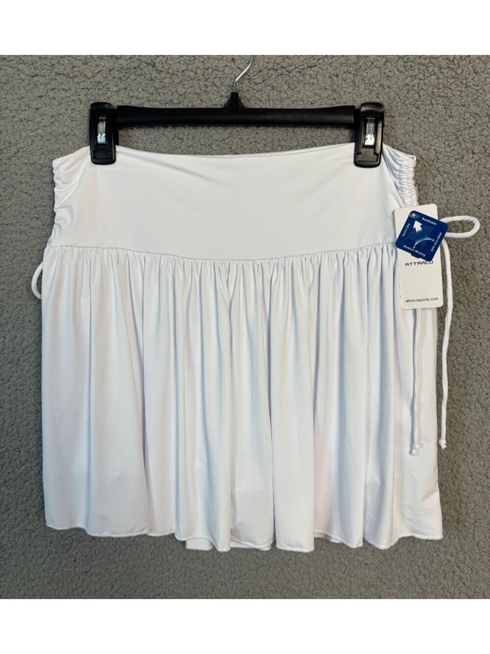 Attarco Women's  Golf / Tennis Athletic Pleated Skort White Size XL New With Tag